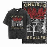 G24 Exclusive Big Size Cool Cotton Men's COOLMIND Printed Graphic T-shirt | Acid Washed Streetwear O-neck Men's Tee Tshirt