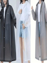 EVA Unisex Hooded Raincoat – Waterproof & Lightweight