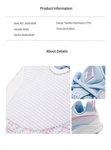 Li-Ning Men's SHINING 2 Professional Basketball Shoes LIGHT FOAM PLUS Breathable Cushion Wearable LiNing Sneakers ABAV009