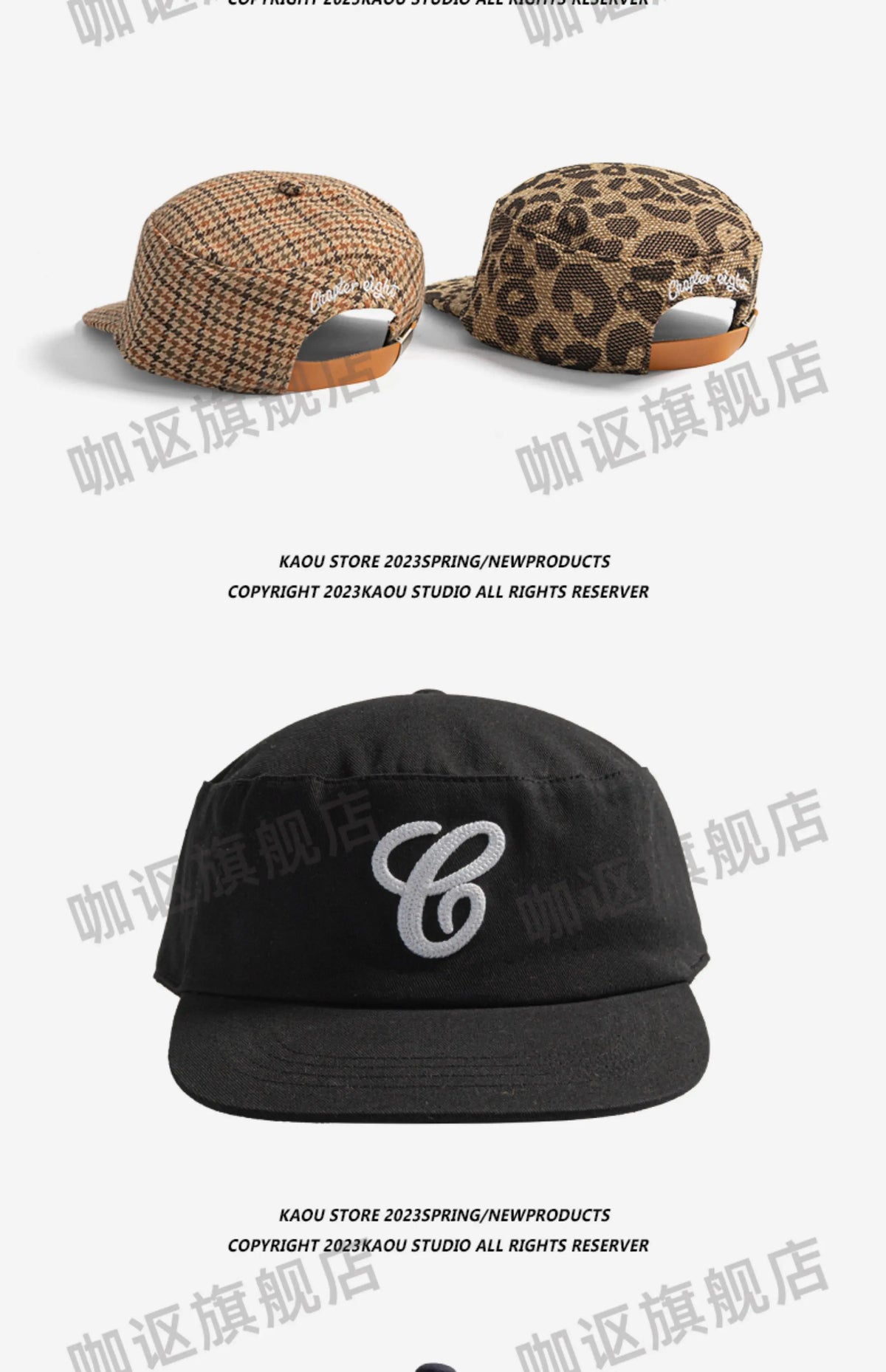 Unisex Adjustable Flat Top Baseball Cap