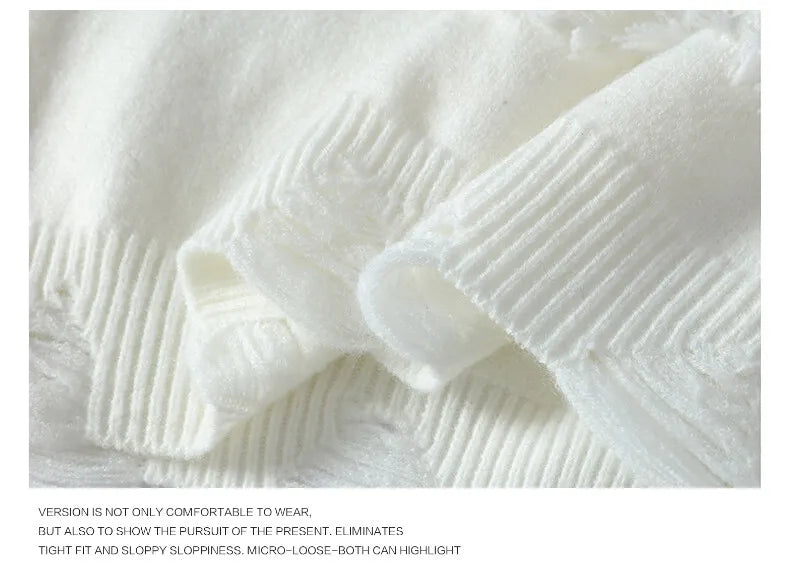 Men’s Classic Thick Knit Crewneck Sweater