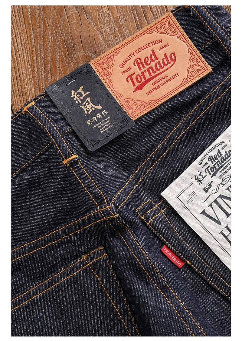 Red Tornado 16oz Slim Fit Selvedge Denim Jeans