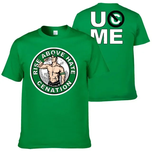 John Cena "Never Give Up" Men's Sports Tee