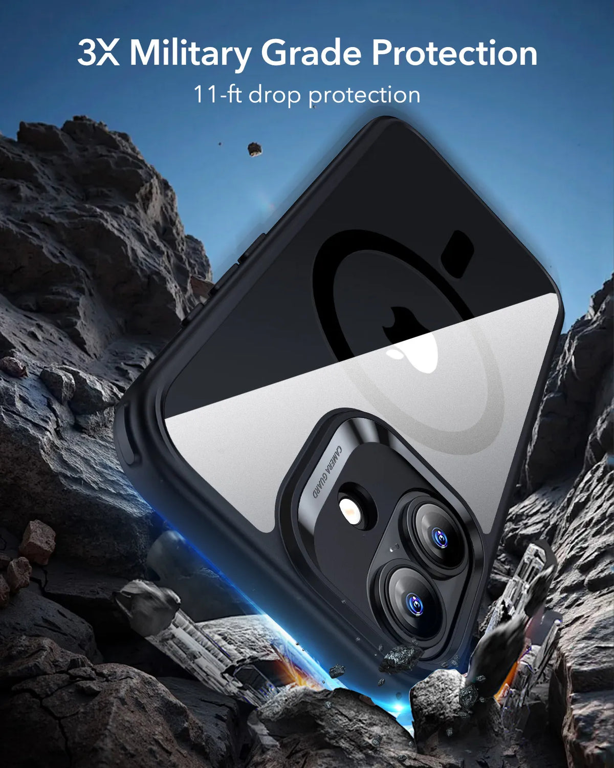 ESR Magnetic iPhone Case with Camera Guard