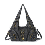 Women Handbags Fashion Leopard Shoulder Bag Large Tote Top-handle Shopping Pack Multifunctional Satchel Lady Hobos  Big Purse