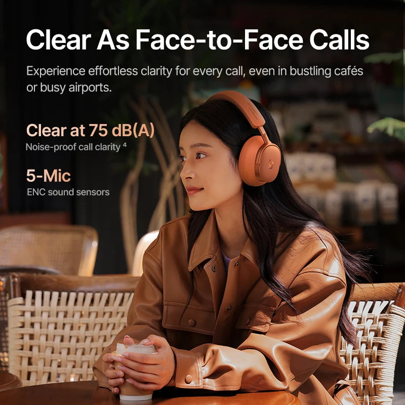 Baseus Inspire XH1 – Premium ANC Wireless Headphones