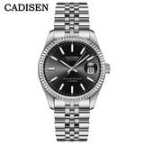 CADISEN Men Mechanical Watch Top Brand Luxury Automatic Watch Business Stainless Steel Waterproof Watch Men Relogio Masculino