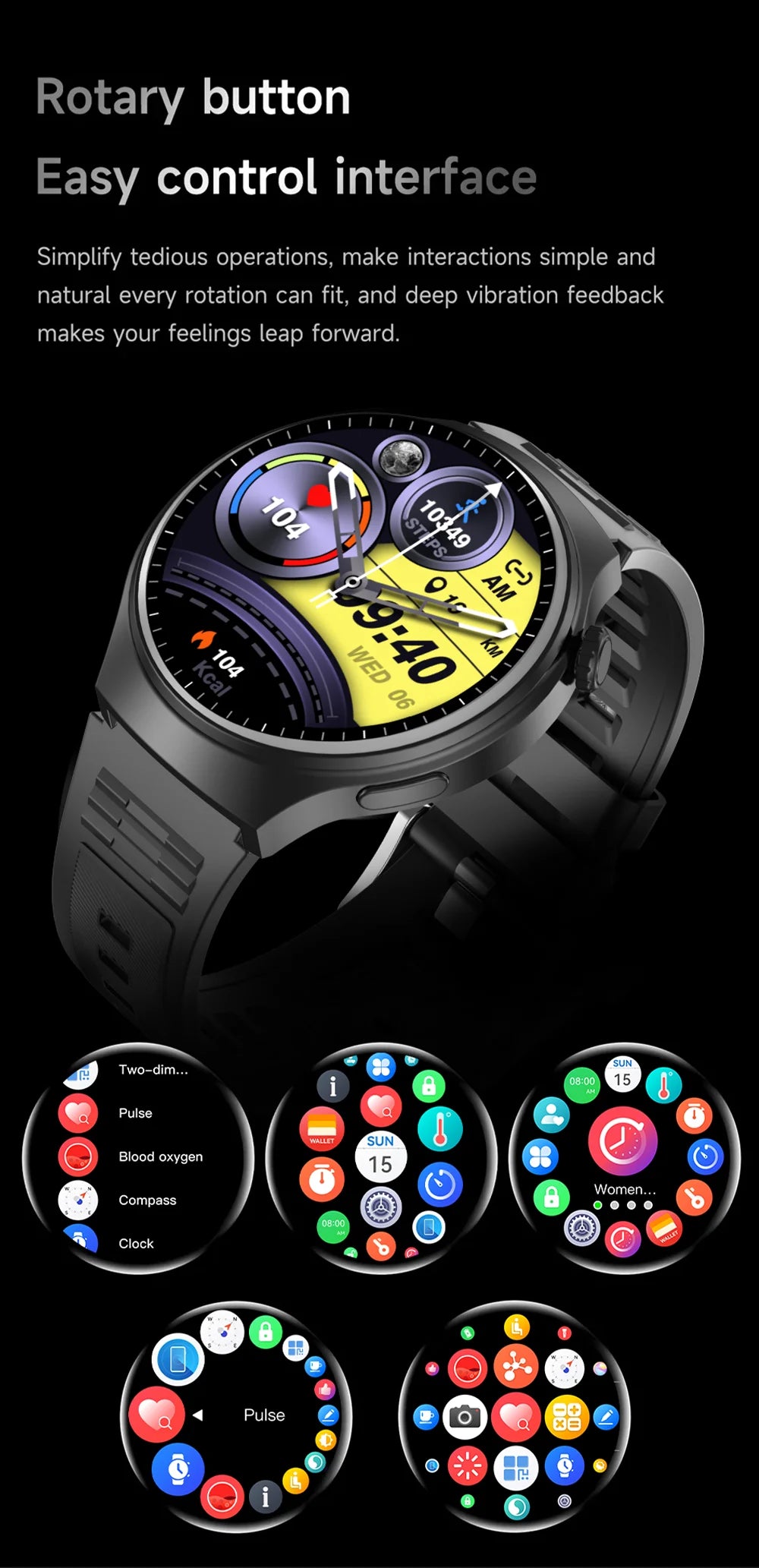 G.L Wear 2025 Men's Smartwatch | HD Health & Calling