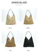 Handwoven Basket Shoulder Bag – Women's Beach & Everyday Tote