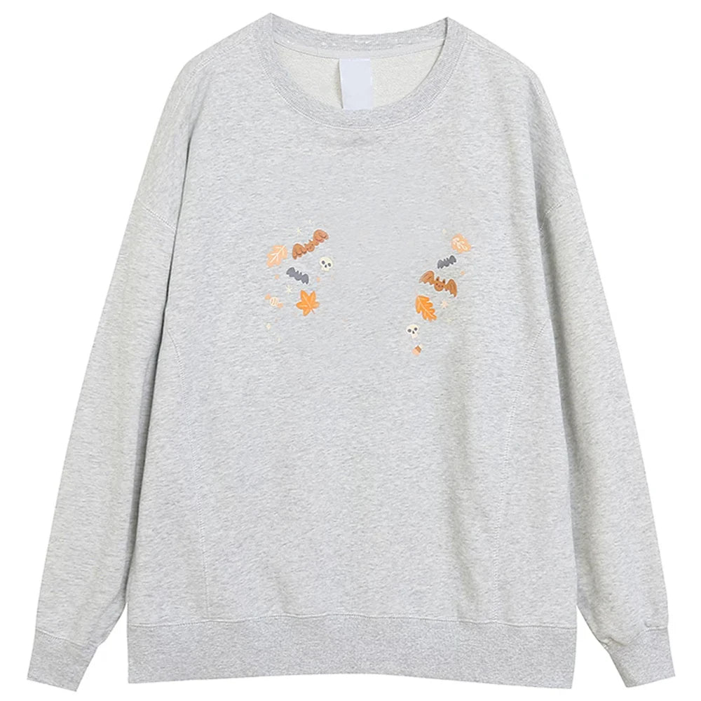 Women's Embroidered Crewneck Sweatshirt