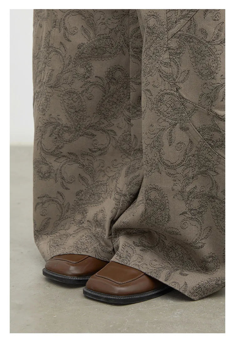 CHIC VEN New Women Jeans Loose Casual High Waist Wide Leg Denim Pants Paisley Female Trousers Spring Autumn 2026