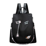 Women Oxford Backpack Casual Embroidery Bag Designer Female Large Capacity Travel Waterproof Handbag Shopping Knaps School Bag