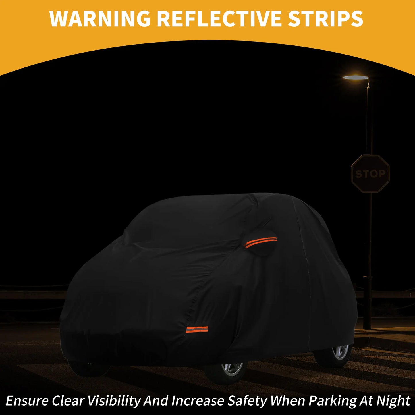 UXCELL Smart Fortwo Waterproof Full Car Cover | Reflective