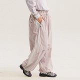 Men's Colorblock Wide-Leg Pants