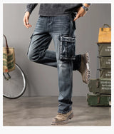 Men's Wide-Leg Straight Jeans | Relaxed Workwear Fit