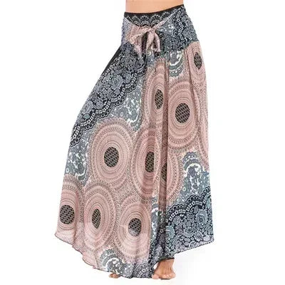 Boho Maxi Skirt – Flowy Ankle-Length Summer Skirt for Women