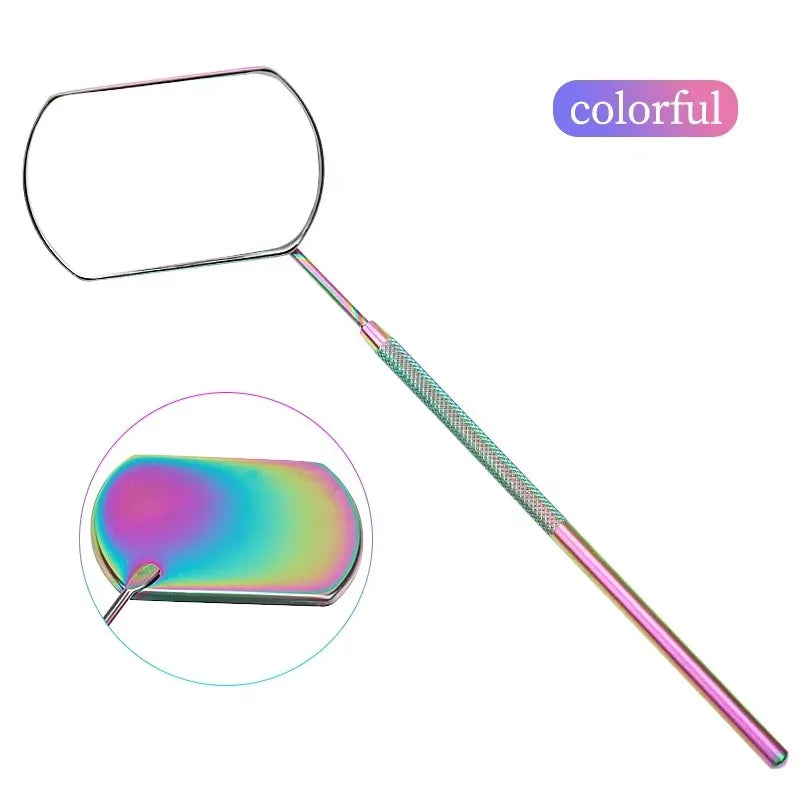 Moon-Shaped Eyelash Extension Mirror