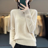 Women's Merino Wool Crew Neck Sweater