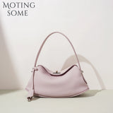 MOTINGSOME Spring Satchel Bag Luxury Designer Woman Genuine Leather Saddle Purse Shoulder Handbag 2026 New in Mini Tote