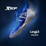 Xtep Ling Ji Men's Basketball Shoes 2025 Spring Rebound Breathable Men's Sports Shoes Marathon Carbon Sneakers 875219120003