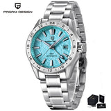 Pagani Design GMT Men's Mechanical Watch Luxury Sapphire Glass Stainless Steel Automatic Mechanical Men's Watch 100 Waterproof