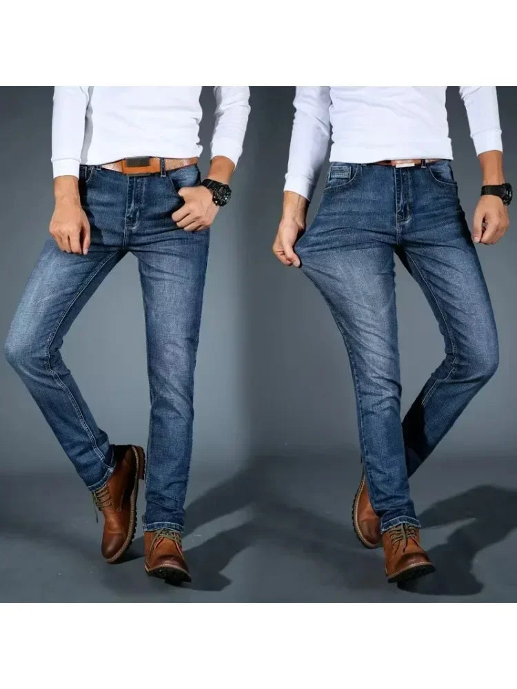 Men's Straight-Leg Ankle Jeans