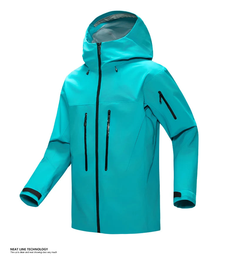2026 Same as bird home Outdoor Sports Camping Mountaineering Fashion Men's Windproof British Wind Hooded Simple Storm Jacket