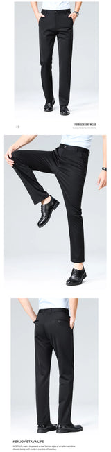 Men's Lightweight Stretch Straight-Leg Pants