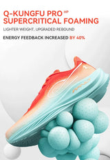 QIAODAN WIND 3TR Men's Marathon Running Shoes 2026 Thick Sole Cushioning Sport Shoes Male Gym Lightweight Sneakers QDB023252297