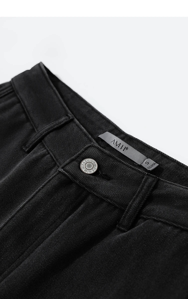 AMII Wide-Leg Warm Jeans – Winter 2025 | Women's
