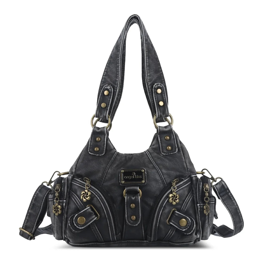 Women Handbags Soft Tote Bag Small Top-handle Fashion Satchel Multi-Pockets Crossbody Shoulder Bag Hobos Phone Pack