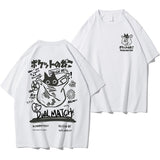 Kawaii Cat Harajuku Streetwear Tee