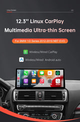 12.3'' BMW F20/F21/F22/F23 Linux CarPlay & Android Auto Screen