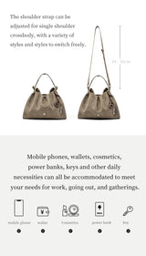 LA FESTIN Original Brand Women's Bag 2025 New Fashion Leather Shoulder Bag Lady Handbag Large Capacity Bag Crossbody Bag