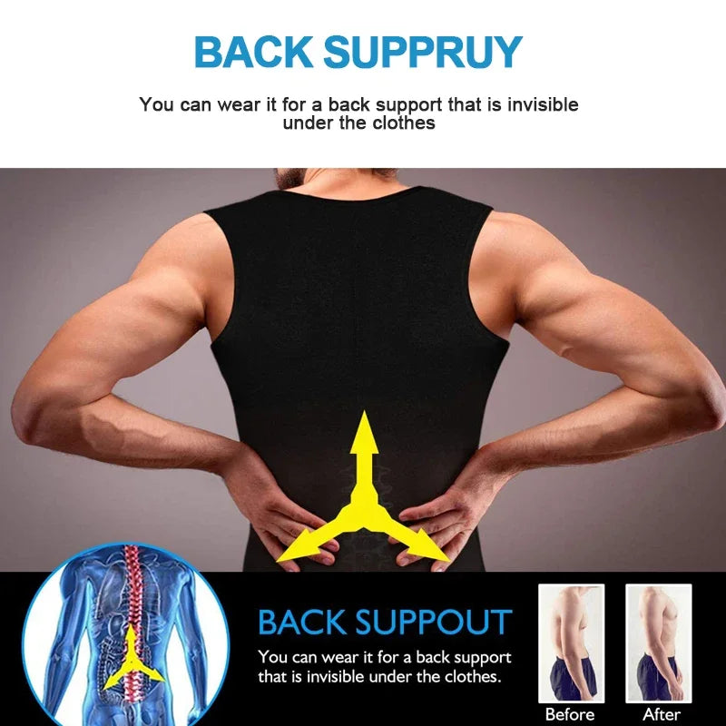 Neoprene Sweat Sauna Vest & Body Shaper
