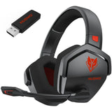 NUBWO G06 Dual Wireless Headsets Gamer 2.4GHz Bluetooth 5.3 Gaming Headphones with Microphone for PS5, PS4, PC, Mobile, Switch