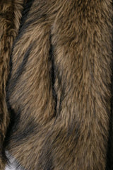 Elegant Faux Fur Oversized Coat