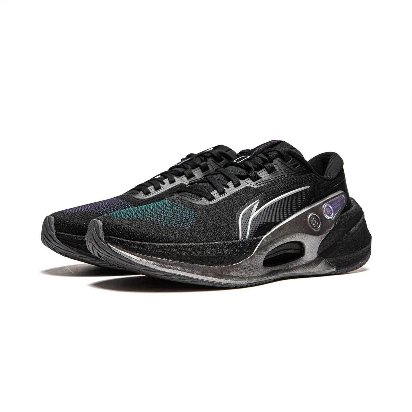 Li-Ning Men's FURIOUS RIDER 7 V2 Stability Running Shoes BOOM FIBER Cushion Stable Support Sport Shoes Wearable Sneakers ARZU003