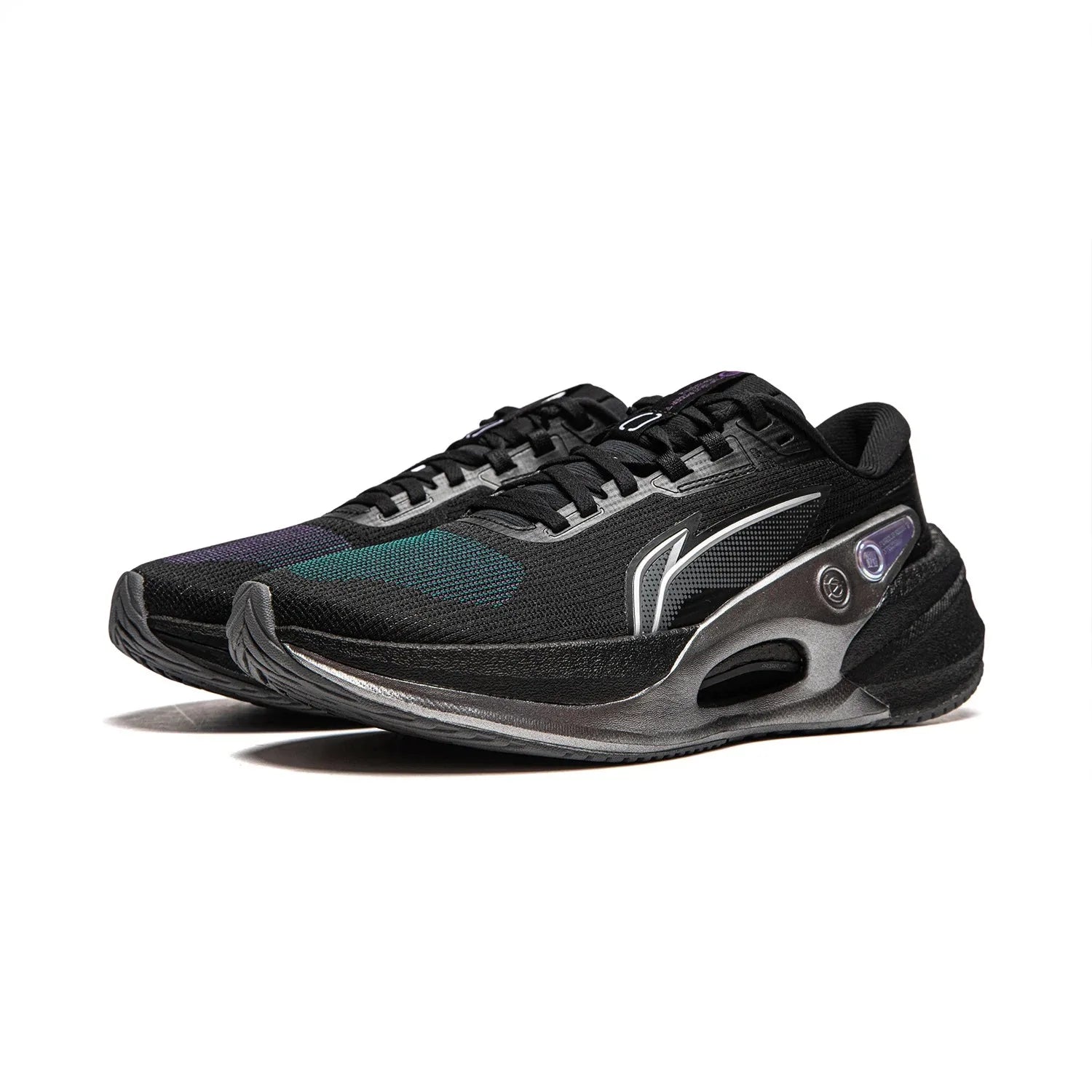 Li-Ning Men's FURIOUS RIDER 7 V2 Stability Running Shoes BOOM FIBER Cushion Stable Support Sport Shoes Wearable Sneakers ARZU003