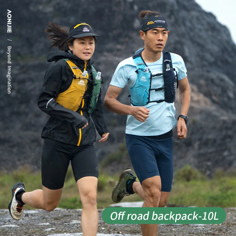 AONIJIE C9116-10L Hydration Pack Backpack High Capacity Marathoner Running Race Hydration Vest Lightweight for Men and Women