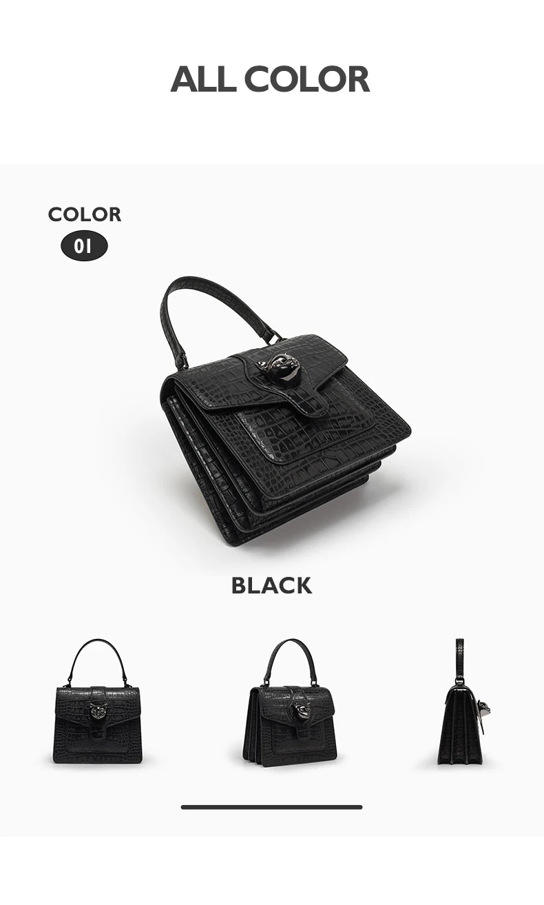 Bafelli Genuine Leather Structured Shoulder Bag