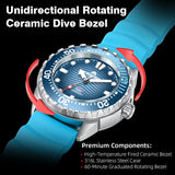 2025 New  NORTH EDGE TRITON Solar Powered Dive Watch Men Luxury Quartz Watches For Men 316L Stainless Steel Case Waterproof 300M