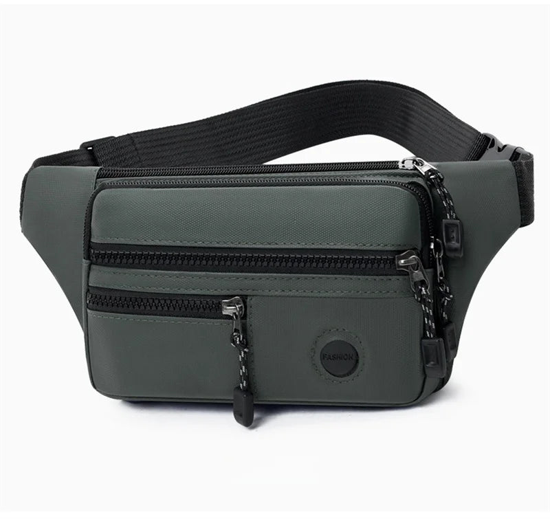 Fashion Unisex Waterproof Waist Bag Pack Male Belt Pouch Ladies Kangaroo Hip Phone Work Purse - Travel Gear for Men and Women