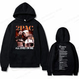 Tupac 2Pac Graphic Fleece Hoodie for Men