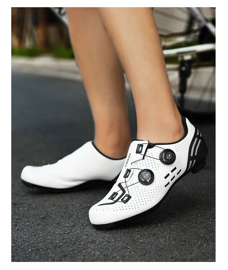 2026 Cycling Sneaker Mtb with Cleats Men Carbon Sports Speed Bike Shoes Women Mountain Racing Flat SPD Road Cycling Footwear