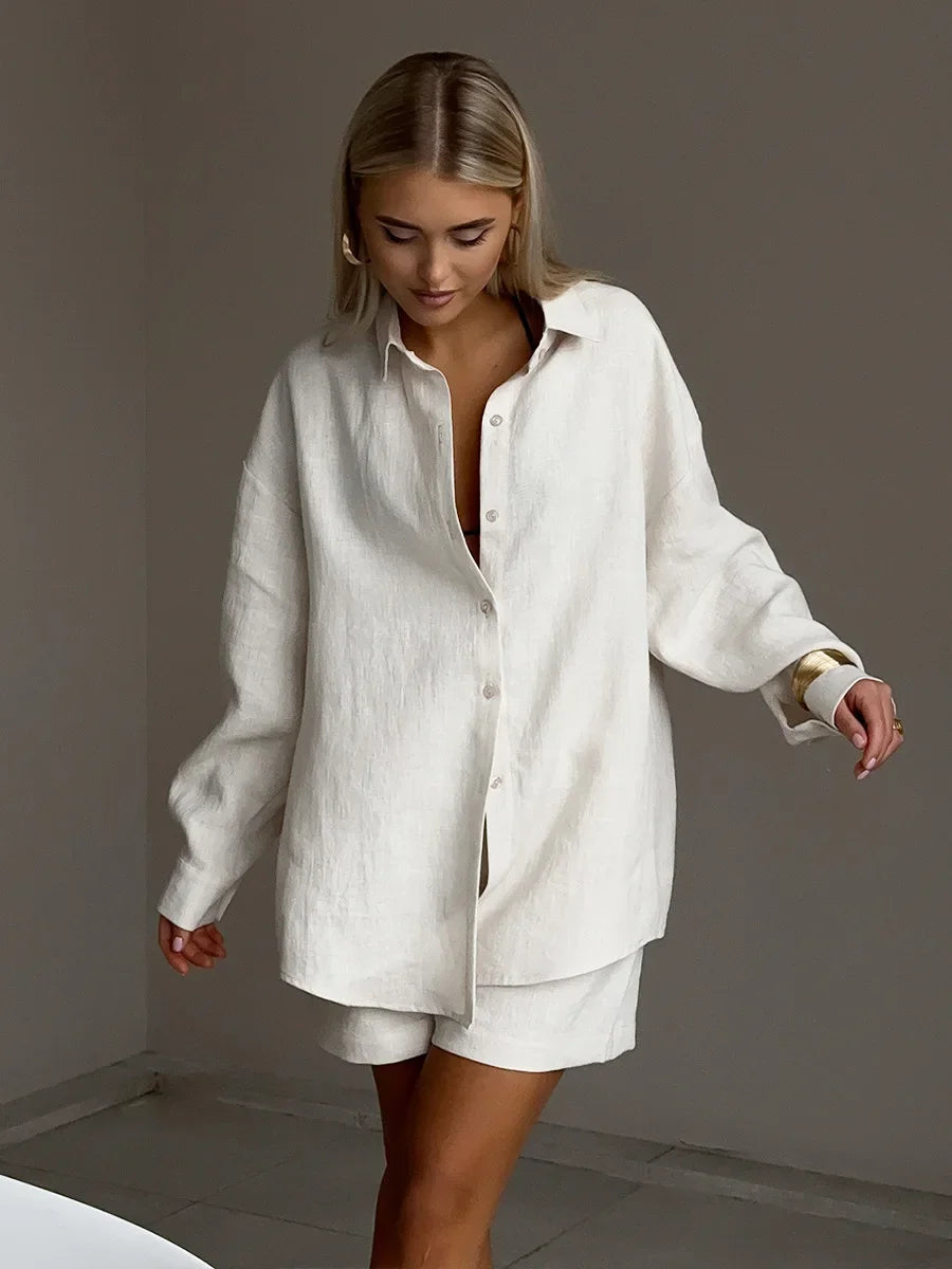 Women’s 100% Cotton Cozy Lounge Set