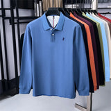 Premium Cotton Embroidered Long Sleeve Polo Shirt