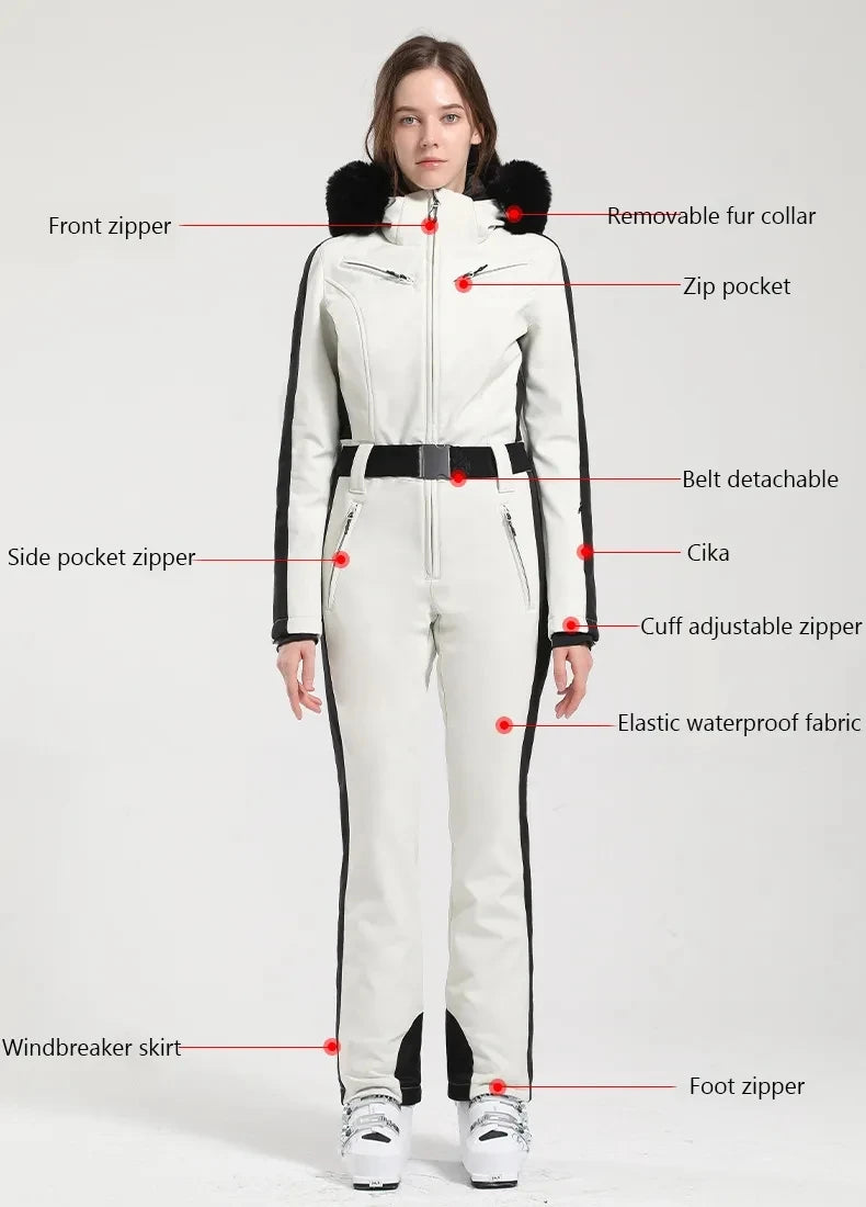 Women’s Pro-Insulated One-Piece Ski Suit