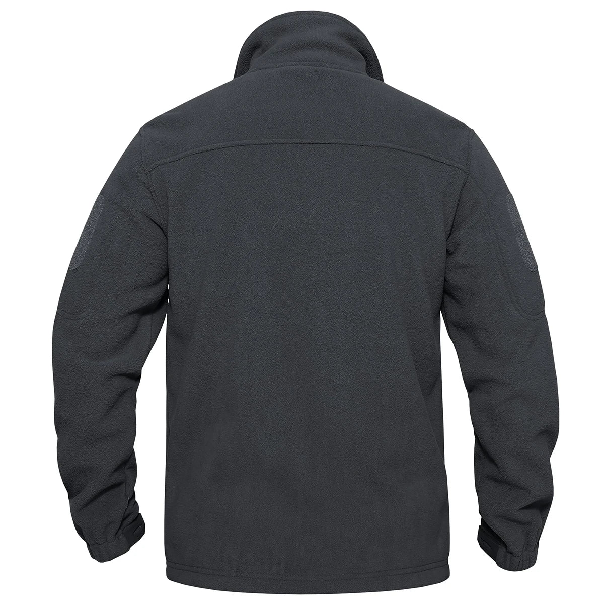 TACVASEN Men's Fleece Jacket Soft Warmth Windproof Full Zip Up Coat Multiple Zipper Pockets Hiking Working Outdoors Windbreaker