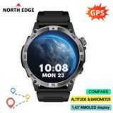 NORTH EDGE GPS Smart Watch – AMOLED, Bluetooth & IP68